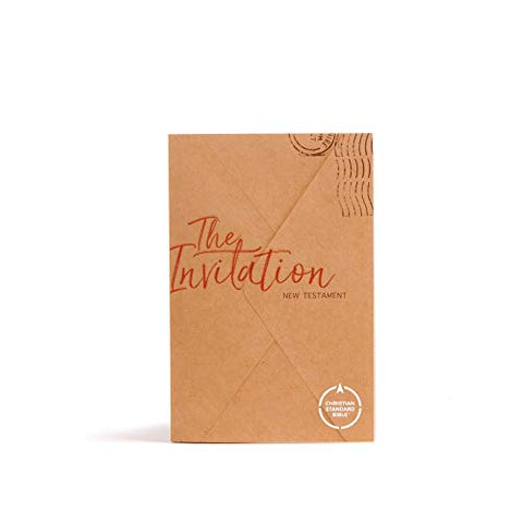 CSB The Invitation Nouveau Testament, lettre noire, présentation de l’Évangile, évangélisme, évangélisation, nouveau converti, format économique, police serif biblique facile à lire