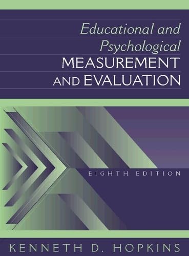 Educational and Psychological Measurement and Evaluation