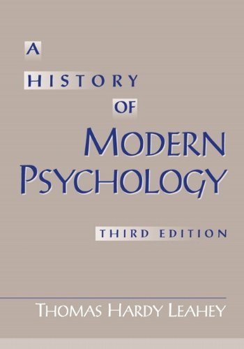 A History of Modern Psychology