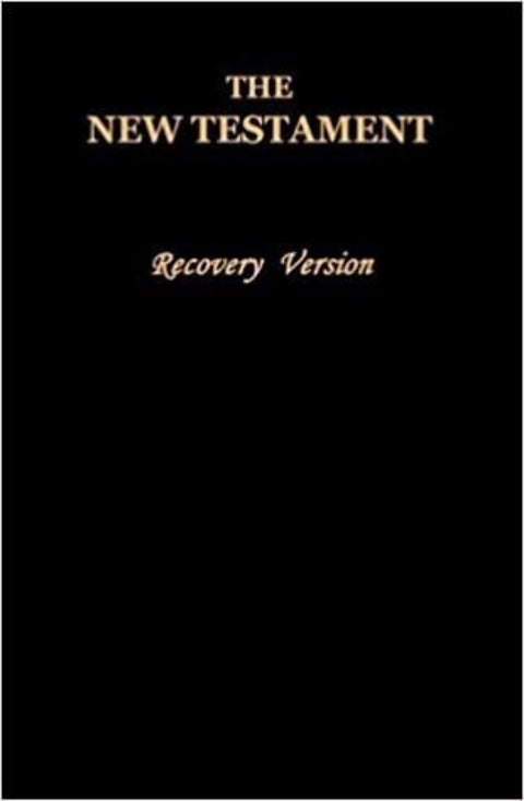 Le Nouveau Testament : version Recovery, noir