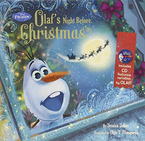 Livre et CD La Veille de Noël d’Olaf de La Reine des Neiges