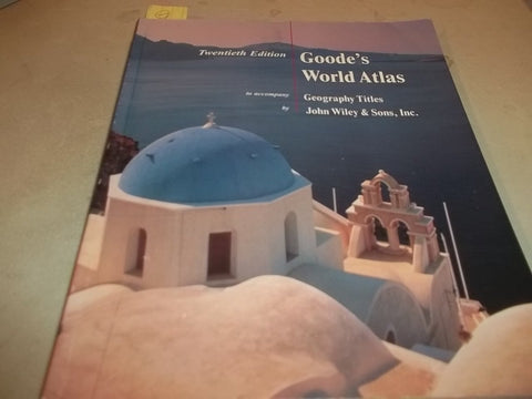 Atlas du monde Goode pour accompagner les ouvrages de géographie, 20e édition