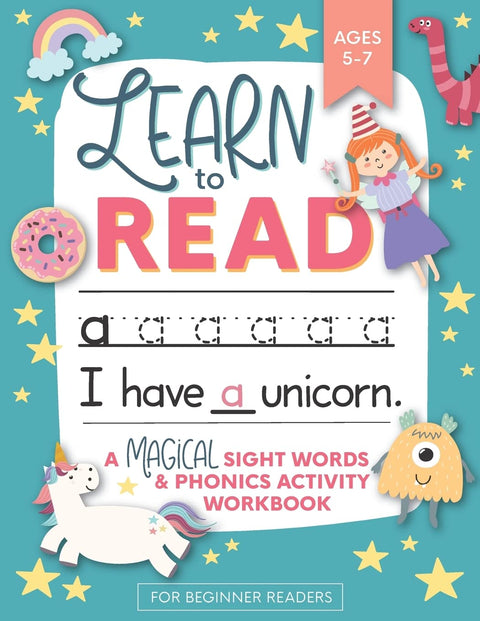Apprendre à lire : cahier d’activités magique sur les mots fréquents et la phonétique pour les lecteurs débutants de 5 à 7 ans : la lecture en toute simplicité | Maternelle, grande section et CP