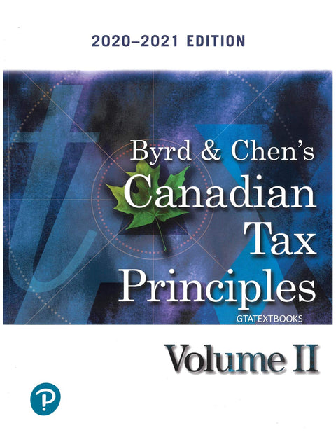 Canadian Tax Principles 2020-2021 Volume II Only