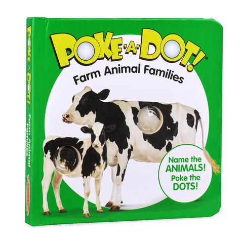 Melissa & Doug Poke-a-Dot Farm Animals, Interactive Popping Board Book