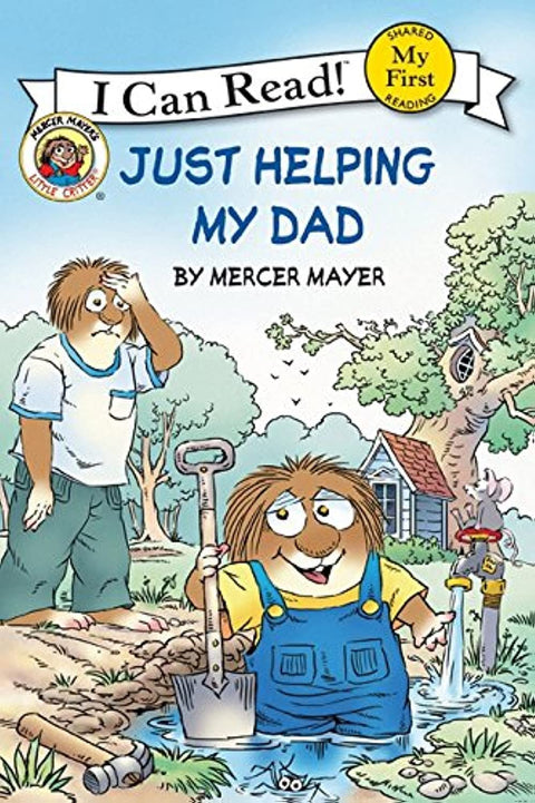 Petit Monstre : J’aide juste mon papa : une histoire drôle et touchante de la collection « Mes premières lectures » où Petit Monstre passe une grande journée à aider papa — idéale pour la fête des Pères.