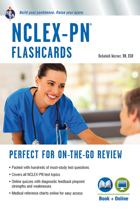 NCLEX-PN Flashcard Book With Online Quizzes