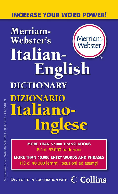 Dictionnaire italien-anglais de Merriam-Webster