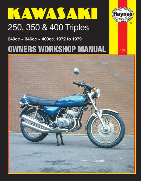 Kawasaki 250, 350 and 400 Triples Owners Workshop Manual: '72-'79