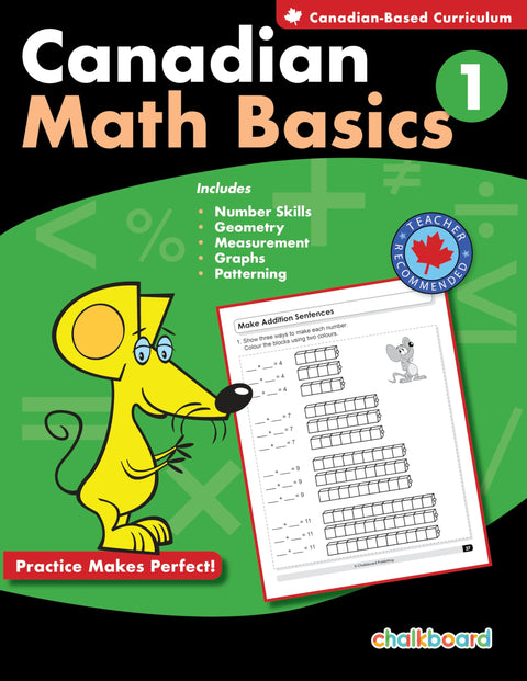 Canadian Math Basics Grade 1: 0