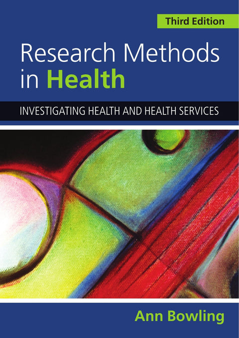 Méthodes de recherche en santé : Étude de la santé et des services de santé