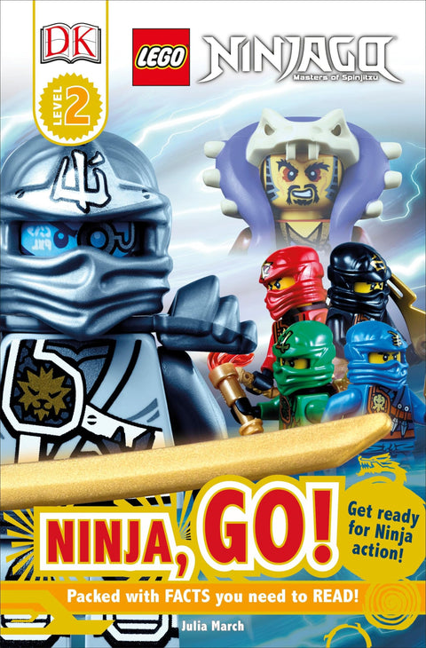 DK Readers L2 : LEGO® NINJAGO : Ninja, Go! : Préparez-vous à l’action ninja !