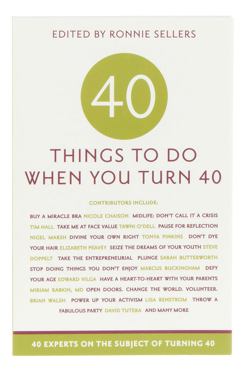 Forty Things to Do When You Turn Forty