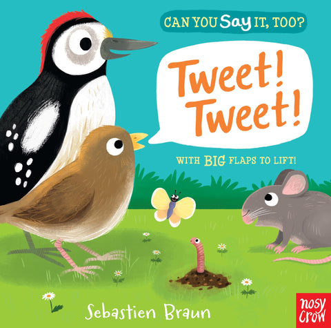 Tu sais aussi le dire ? Cui-cui ! : (Un livre interactif à volets sur les cris des oiseaux, avec des corbeaux, des moineaux et bien d’autres – pour bébés et tout-petits)