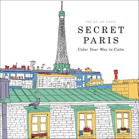 Paris secret : retrouvez le calme en coloriant
