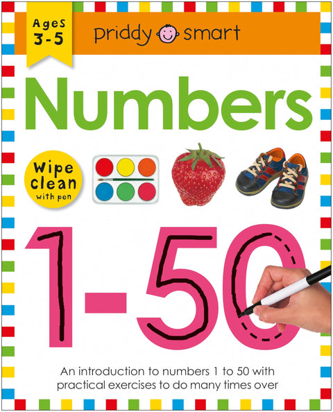 Wipe Clean Workbook: Numbers 1-50: Ages 3-5; wipe-clean with pen