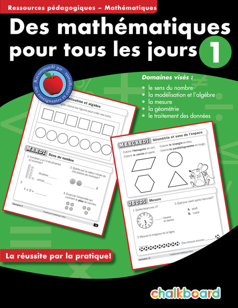 Des mathématiques pour tous les jours 1