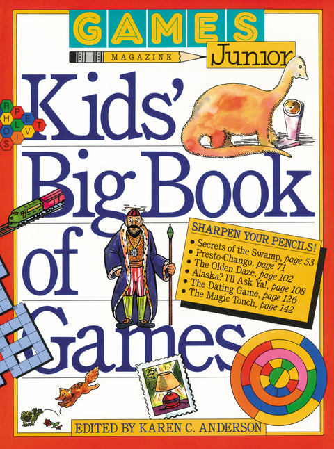 Le grand livre de jeux pour enfants de Games Magazine Junior