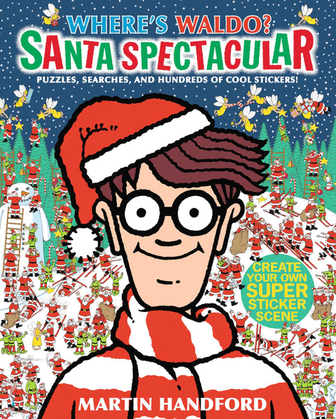 Où est Charlie ? Noël spectaculaire : (Un livre d’énigmes et d’autocollants de Noël sur le thème de la recherche d’objets cachés, avec des jeux et des centaines d’autocollants – le cadeau de Noël idéal à glisser dans une chaussette pour les enfants)