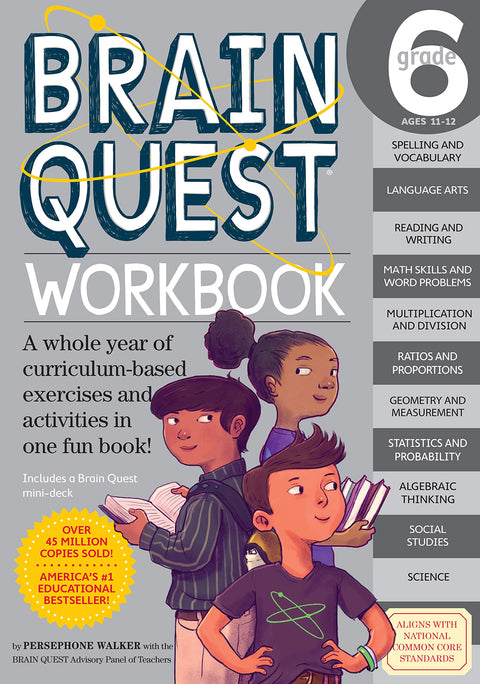 Cahier d’activités Brain Quest : 6e année