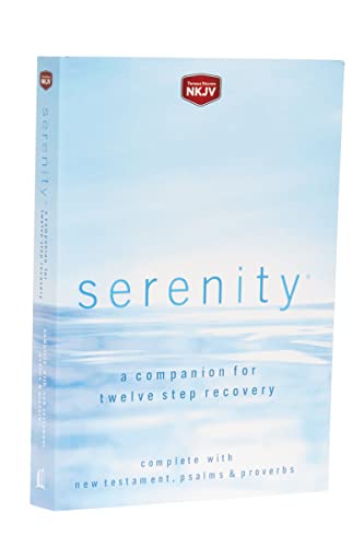NKJV, Serenity, Broché, Lettres rouges : Un compagnon pour la guérison en douze étapes