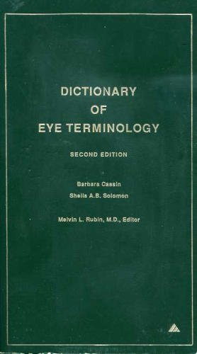 Dictionnaire de terminologie ophtalmique