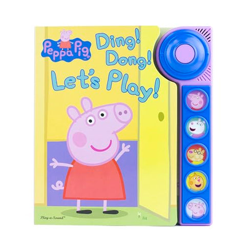 Peppa Pig - Ding ! Dong ! Jouons ! Livre sonore avec sonnette - PI Kids (Play-A-Sound)