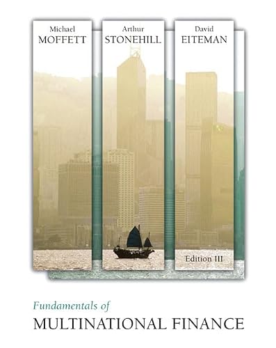 Principes de la finance multinationale : édition américaine (série Prentice Hall en finance)