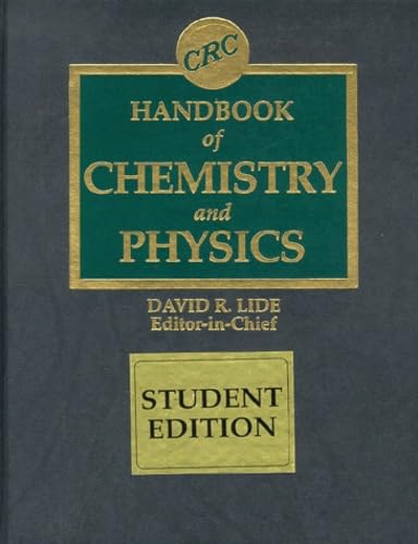 Manuel de chimie et de physique du CRC : édition spéciale pour étudiants, 77e édition