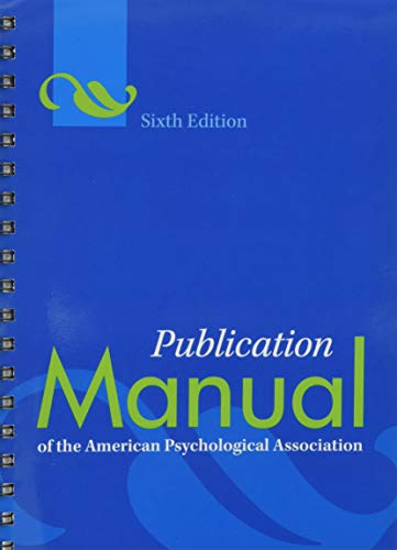 Manuel de publication de l’American Psychological Association