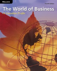Le monde des affaires : portrait du Canada : manuel de l’élève, quatrième édition