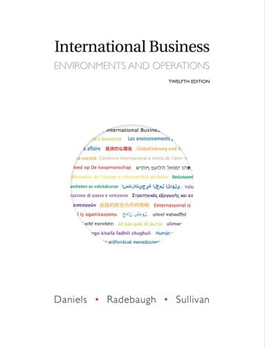 Commerce international : environnements et opérations