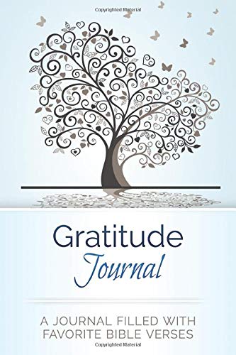 Journal de gratitude : un carnet rempli de versets bibliques préférés