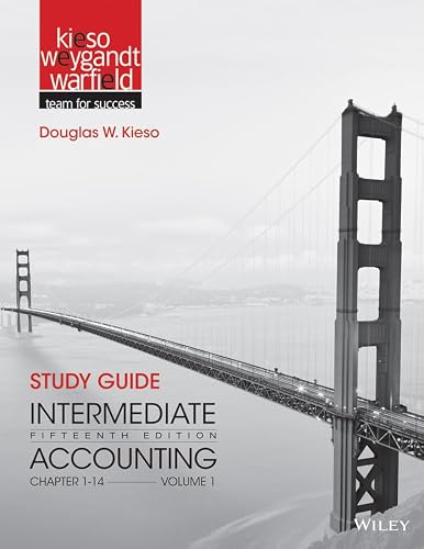 Study Guide to accompany Intermediate Accounting, Volume 1: Chapters 1 - 14