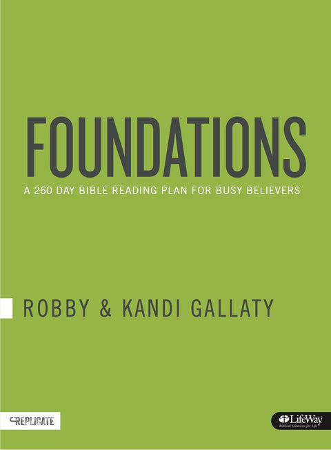 Fondements : un programme de lecture de la Bible en 260 jours pour les croyants débordés (journal) de Robby Gallaty (2015-11-01)