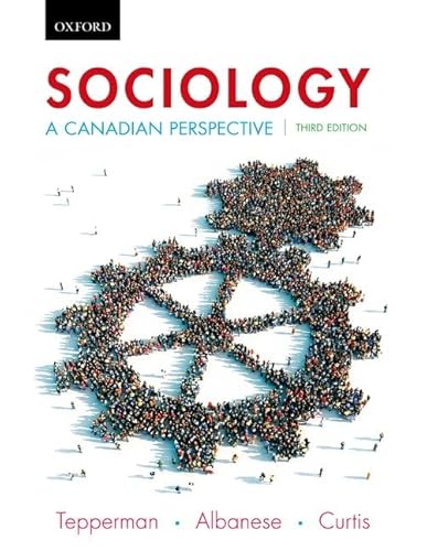 Sociologie : une perspective canadienne