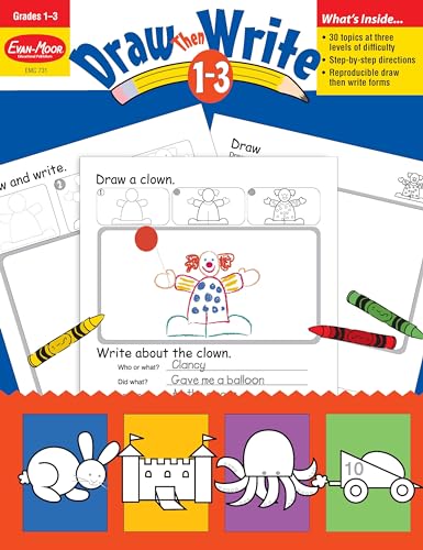 Dessine...Puis écris, Niveaux 1-3