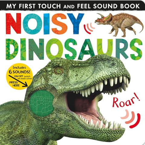 Dinosaures bruyants : avec 6 sons et un interrupteur marche/arrêt au dos de la couverture ! (Mon premier)