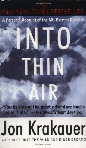 Into Thin Air : Récit personnel des événements tragiques de l'Everest