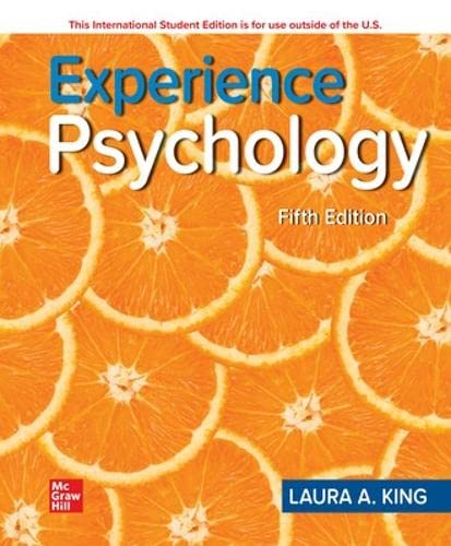 ISE Psychologie Expérimentale (ISE HED B&B PSYCHOLOGY)