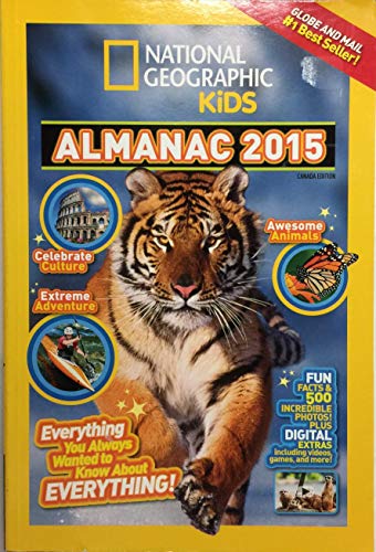 Almanach National Geographic Kids 2015, édition canadienne