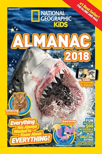 Almanach National Geographic pour les jeunes 2018, édition canadienne (Almanachs National Geographic)