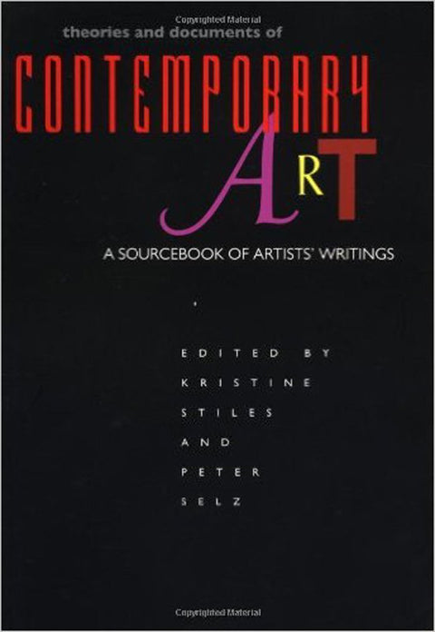Théories et documents de l'art contemporain : un recueil des écrits d'artistes