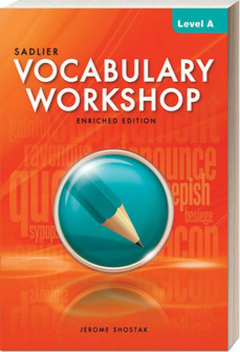Vocabulary Workshop Niveau A (6e année) Livre broché ? 2013