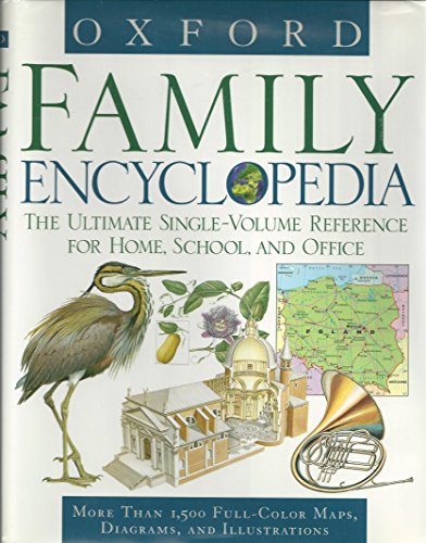 Encyclopédie familiale Oxford : l’ouvrage de référence ultime en un seul volume pour la maison, l’école et le bureau