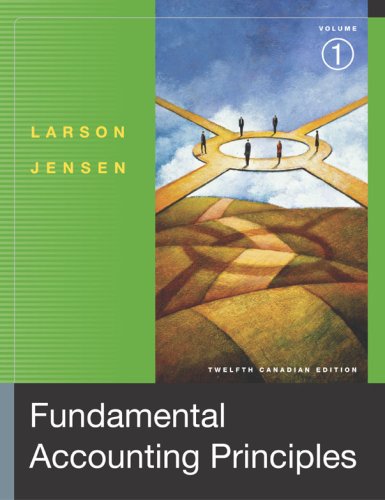 Fundamental Accounting Principles, Vol 1 Twelfth CDN Edition