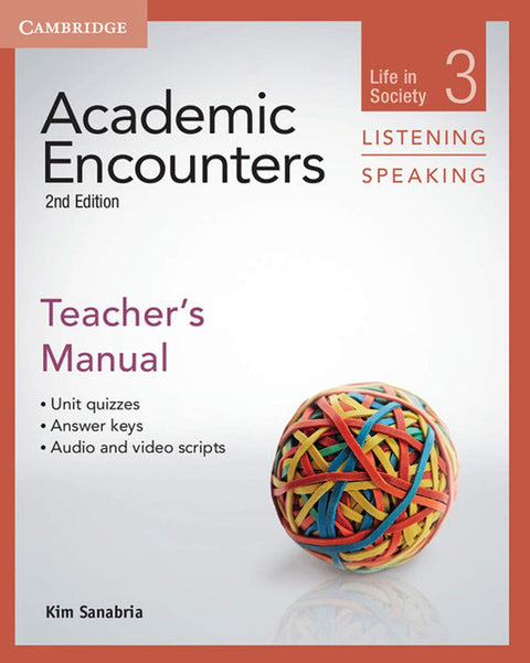 Academic Encounters Level 3 Teacher's Manual Listening and Speaking: Life in Society