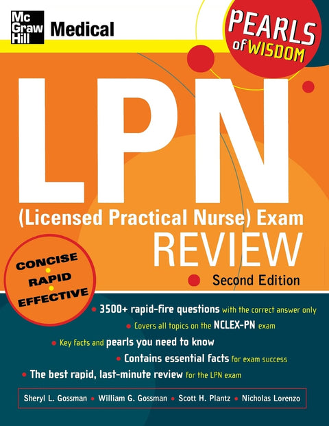 LPN (Licensed Practical Nurse) Exam Review: Pearls of Wisdom, Second Edition