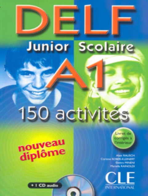 Nouveau delf junior scolaire a1 150 activites + 1cd audio