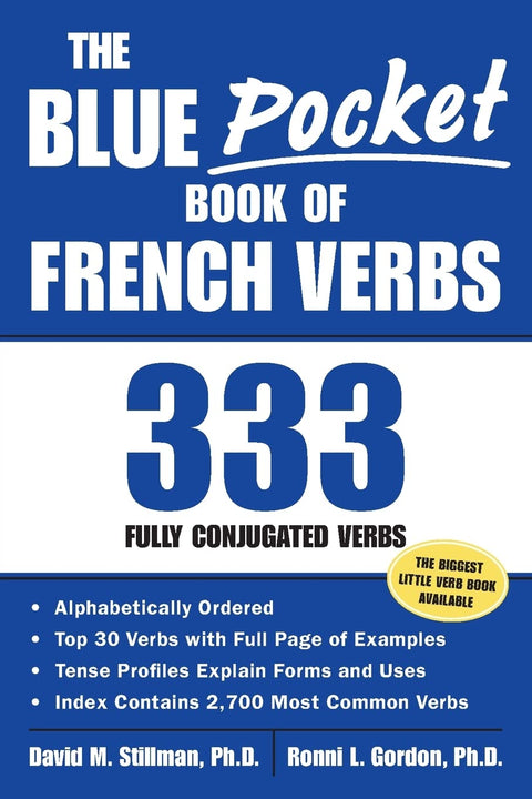 Le petit livre bleu des verbes français : 333 verbes entièrement conjugués